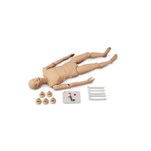 Full-Body CPR Manikin with Trauma Options, light