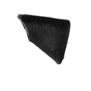 Equine Neck Venipuncture Skin Cover with Mane, Black